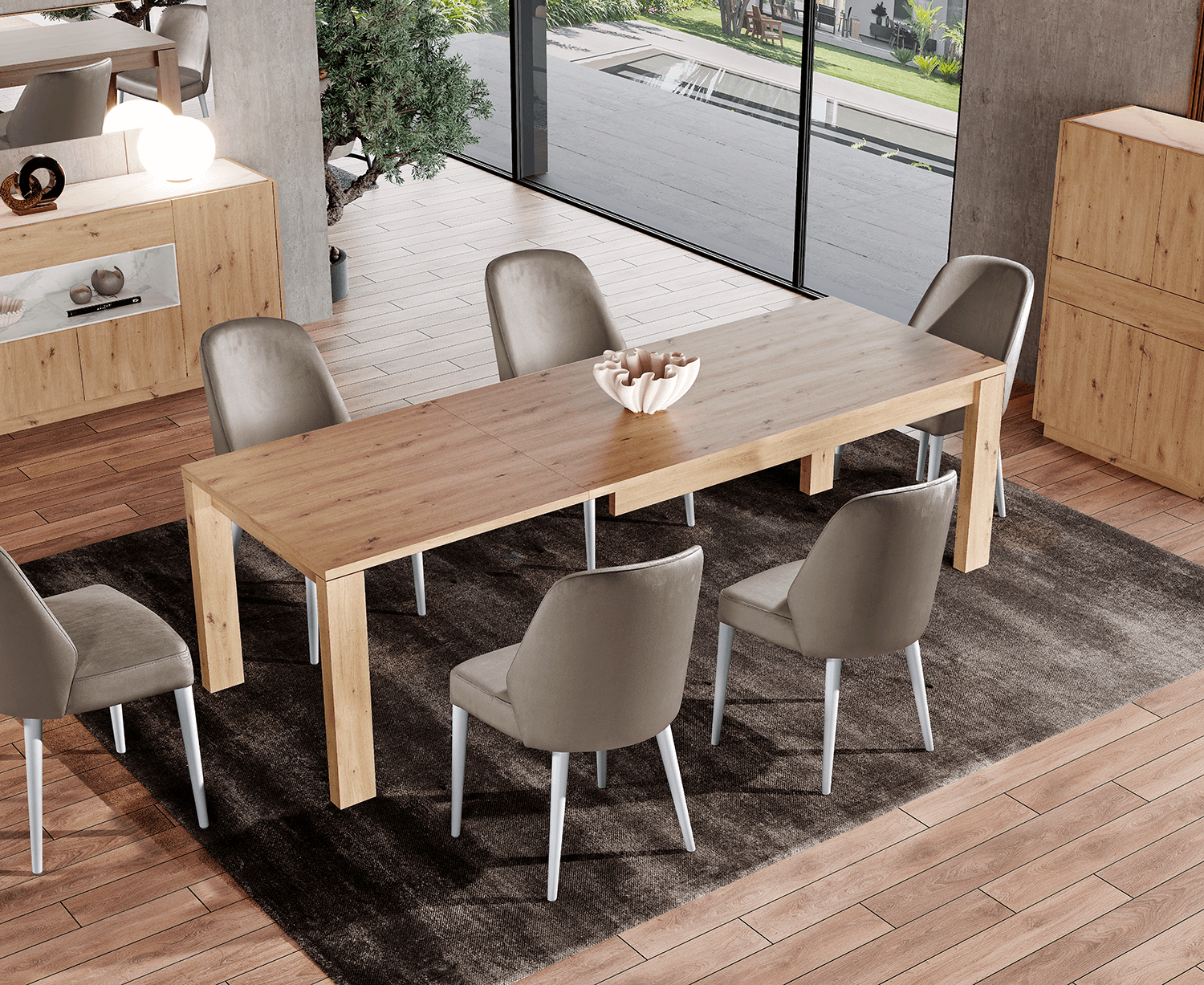 MESA DE JANTAR RETANGULAR 1800 AQ